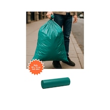 Yeşil Rulo Çöp Poşeti 60x72 Cm 3x8 Adet Ev Mutfak İş Ofis Avantajlı Paket