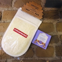 Esterya Plus Lavanta Sabunu  + Loofah Kese Havlu Eldiven Krem