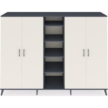 Hyperion Dolap 12 Raflı 4 Kapaklı 220x44x163 Antrasit-aytaşı/antr Antrasit-aytaşı/antrasit Hyperion Dolap 12 Raflı 4 Kapaklı 220x44x163 Antrasit-aytaşı/antr Antrasit-aytaşı/antrasit
