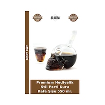 Premium Hediyelik Stil Parti Kuru Kafa Şişe 550 Ml.
