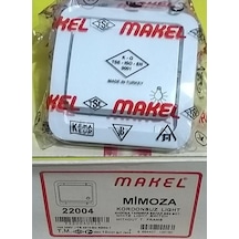 Makel Mimoza Beyaz Lıght Yaylı Anahtar - Kordonsuz