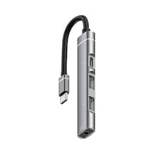 Microcase AL4612 Type-C USB 3.5 MM Jack 4 İn1 Port Çoğaltıcı Hub