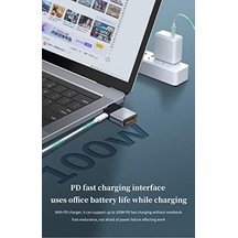 Type C To 4k Hdmı + 100w Pd Type-c Çoklayıcı Adaptör Type-c'den Hdmı & Şarj Destekli 4k 60hz 3d Görüntü /telefon/tablet Uyumlu Yn-tcd