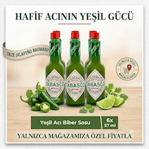 Tabasco Yeşil Acı Biber Sosu 57 Ml X 6 Adet