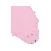 Civil Baby Düz Renkli Uzun Kol Çıtçıtlı Badi - Pembe 0-1 Ay Pembe