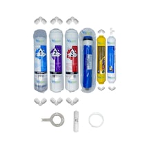 Pws Kapalı Kasa Su Arıtma Cihazlarına Uygun Std 6li Reverse Osmosis Mebran Mineral+tatlandırıcı Set
