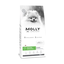 Molly Düşük Tahıllı Hypoallergenic Kuzulu Ve Yaban Mersinli Küçük Irk Yavru Köpek Maması 2 Kg