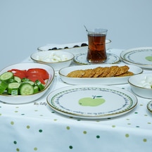 Mon Amour 23 Parça 6 Kişilik Kahvaltı Takımı Porselen Çok Renkli