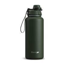 1 Hand Leak-proof Sızdırmaz Çelik Termos 1000 Ml Green St-215 Diğer