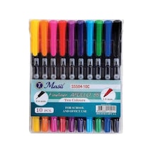 Fineliner Apollo 55 10'lu Çift Uçlu 1.0mm-0.4 Mm.