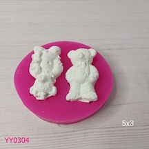 Yy0304 Kız Erkek Ayıcık Silikon Kalıp