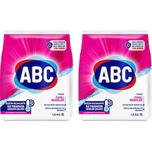 Abc Deterjan Matik Canlı Renkler 1,5 Kg 2 Paketi 1000'li Set