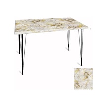 Premıum Mutfak Masası 70x120 Esb Werzalit, Wermodin Ve Allzalit Tabla - Gold Çok Renkli Premıum Mutfak Masası 70x120 Esb Werzalit, Wermodin Ve Allzalit Tabla - Gold Çok Renkli