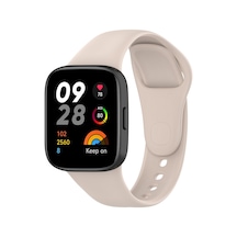 Xiaomi Redmi Watch 3 Uyumlu Krd-81 Uyumlu Ardx Kordon-krem