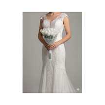 İncili Beyaz Lale Gelin Çiçeği Gelin Buketi Ve Damat Yaka Çiçeği