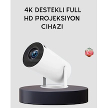 Ers Ev Sineması Projeksiyon Cihazı 160 Ansı Lümen, 4k Uyumlu Ve Kablosuz Görüntü Aktarımı