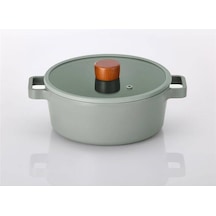 Neoflam Fika Gri 24 Cm Döküm Kısa Tencere Neoflam Fika Gri 24 Cm Döküm Kısa Tencere