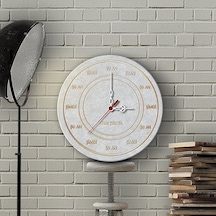 Kişiye Özel Farklı Tasarım Ahşap Duvar Saati 30 Cm. - 11 Çok Renkli