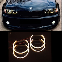 BMW E46 Facelift Angel Eye Halka Sarı Pamuk Led