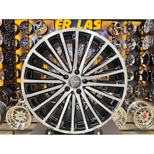 4 Adet Mercedes  8-9 20 5 112 Et28 66.6 Black Mack Jant Revize Edilmiş Takım