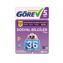 Nitelik 5.sınıf Görev Sosyal Bilgiler 36 Hafta