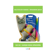 Ayarlanabilir Multicolor Kedi Tasması 120cm