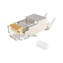 Trklink Cat6a-cat7 Ftp Plug Jack 8p8c Rj45 Trk-n Metal Ucu Kapalı-224482