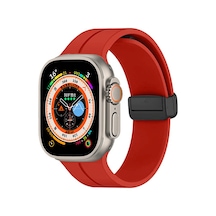 Zore Watch Ultra 49mm Uyumlu Krd-84 Uyumlu Kordon-kırmızı