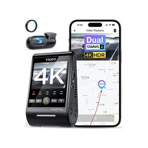 Vıofo A229 Pro 4k + 2k Çift Starvıs 2, Hdr Ön Arka Araç Kamerası, Ses Kontrolü Ve 5 Ghz Wi-fi Wifi Araç Kamerası, Cpl Filtreli Ultra Hassas Gps, Süper Gece Görüşü 2.0, Ses Çıkışı, 512 Gb'a Kadar Maks.