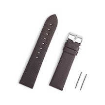 Kahverengi Spor Hakiki Floter Deri Saat Kordonu Kayış 24mm