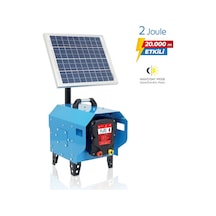 Puhu Compact Güneş Enerjili Elektrikli Çit Cihazı 20 W 2 Joule 20.000 M