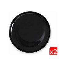Kütahya Porselen Moderna Servis Tabağı Siyah 24cm Mod24du740104 2 Li