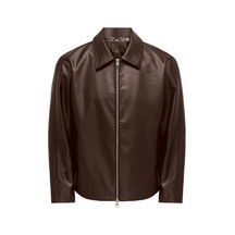 Only & Sons Rem Pu Erkek Kahverengi Ceket 22038683-gfg