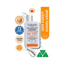 Leke Karşıtı Güneş Kremi Spf 50+ Pa+++ Uva-uvb Koruma 72 Saat Nemlendirme Water Resistant - 50ml