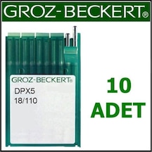 Groz Beckert Dpx5 Gebedur Düz Makine Iğnesi 18 Numara