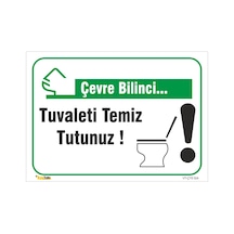 Tuvaleti Temiz Tutunuz - Isg Levhası