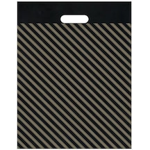 Naksan Takviyeli Çizgili Poşet 33X45 No 3 -5 Paket 250Adet