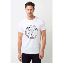 Pitbull Baskılı Beyaz Erkek Tshirt (530981042) Pitbull Baskılı Beyaz Erkek Tshirt (530981042)