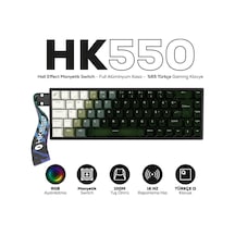 Hawk Gaming Hk550 Hall Effect Manyetik Switch Rapid Trigger Rgb Ckckhwk0035