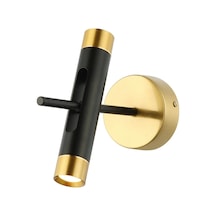 Nuance Teklı Ledlı Sıyah Aplık 5wx2 3000k Çok Renkli