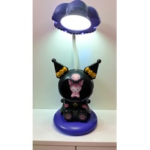 Kuromi Masa Üzeri Gece Lambası Siyah Renk Ürün Boyut:28cm Çok Renkli
