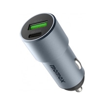 Momax Uc15 38w Çift Çıkışlı Araç Şarj Aleti Gri