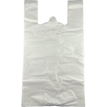 Kalın Beyaz Poşet Battal Boy Hışır Atlet Poşet Market Manav Poşeti Çöp Poşeti 1 Kg