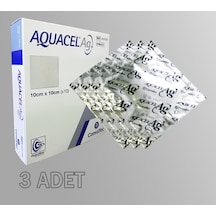 Aquacel Ag Gümüşlü Yara Örtüsü Aquacel Ag (10X10) 3 Adet