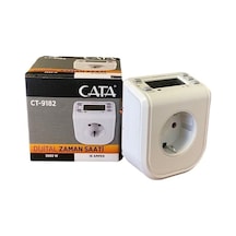 Cata Zaman Ayarlı Dijital Saatli Priz Ct-9182 Cata