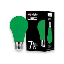 Led Ampul E27 220V 7W 350Lm Yeşil Wondeks