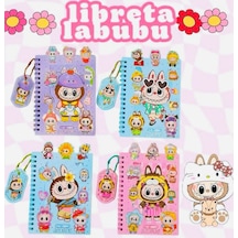 Kawai Sticker Defter 16 Sayfa Sticker 8 Sayfa Not Defteri Anahtarlık 250 Çok Renkli