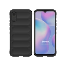 Xiaomi Redmi 9a İçin Kılıf Oslo Prime Siyah Redmi 9a İle Uyumlu Kılıf - Siyah