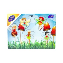 Ahşap Tutmalı Peri Kızı Puzzle Belirtilmemiş