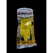 10 No Nitril İş Eldiven Sarı Siyah